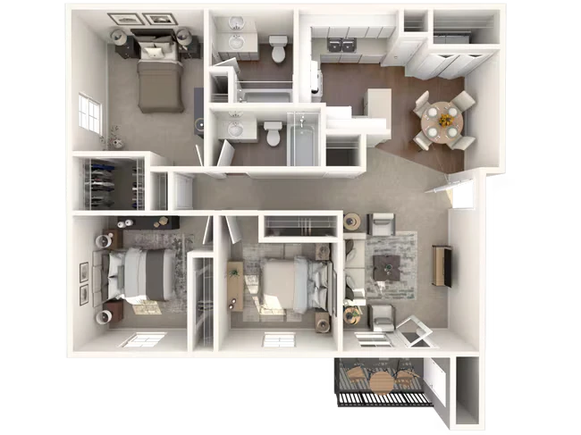 Unit C2228 C2228 floor plan